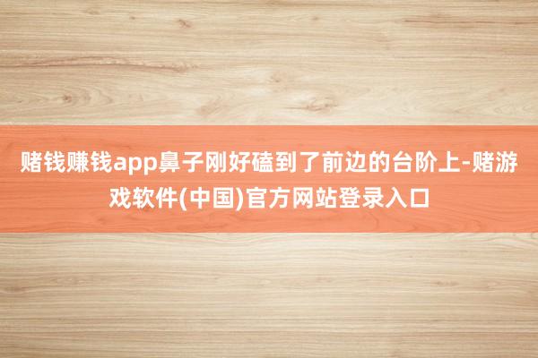 赌钱赚钱app鼻子刚好磕到了前边的台阶上-赌游戏软件(中国)官方网站登录入口