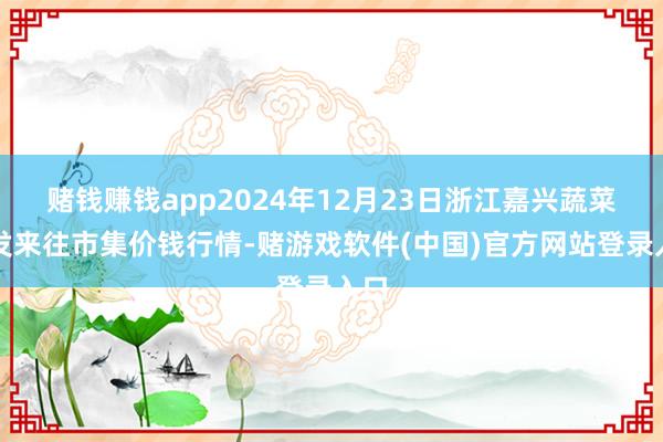 赌钱赚钱app2024年12月23日浙江嘉兴蔬菜批发来往市集价钱行情-赌游戏软件(中国)官方网站登录入口