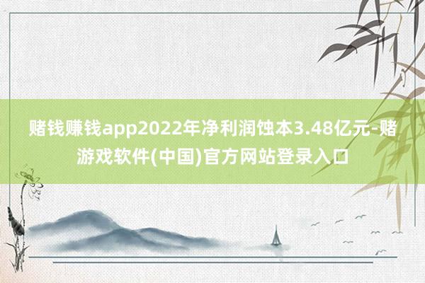赌钱赚钱app2022年净利润蚀本3.48亿元-赌游戏软件(中国)官方网站登录入口
