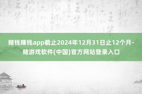 赌钱赚钱app截止2024年12月31日止12个月-赌游戏软件(中国)官方网站登录入口