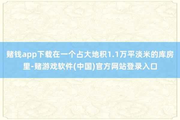 赌钱app下载在一个占大地积1.1万平淡米的库房里-赌游戏软件(中国)官方网站登录入口