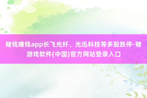 赌钱赚钱app长飞光纤、光迅科技等多股跌停-赌游戏软件(中国)官方网站登录入口