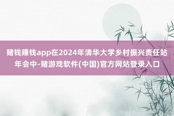 赌钱赚钱app在2024年清华大学乡村振兴责任站年会中-赌游戏软件(中国)官方网站登录入口