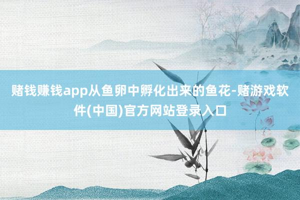 赌钱赚钱app从鱼卵中孵化出来的鱼花-赌游戏软件(中国)官方网站登录入口