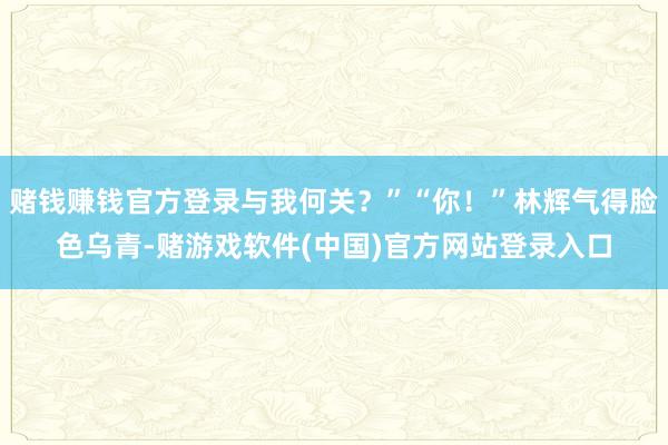 赌钱赚钱官方登录与我何关？”“你！”林辉气得脸色乌青-赌游戏软件(中国)官方网站登录入口